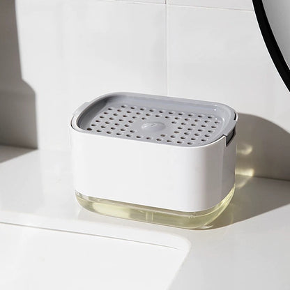2-in-1 Soap Dispenser x Sponge Holder