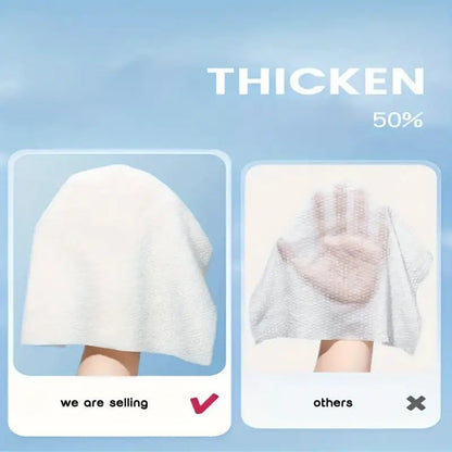 Compressed Towels Hand Towel (Pack of 14)