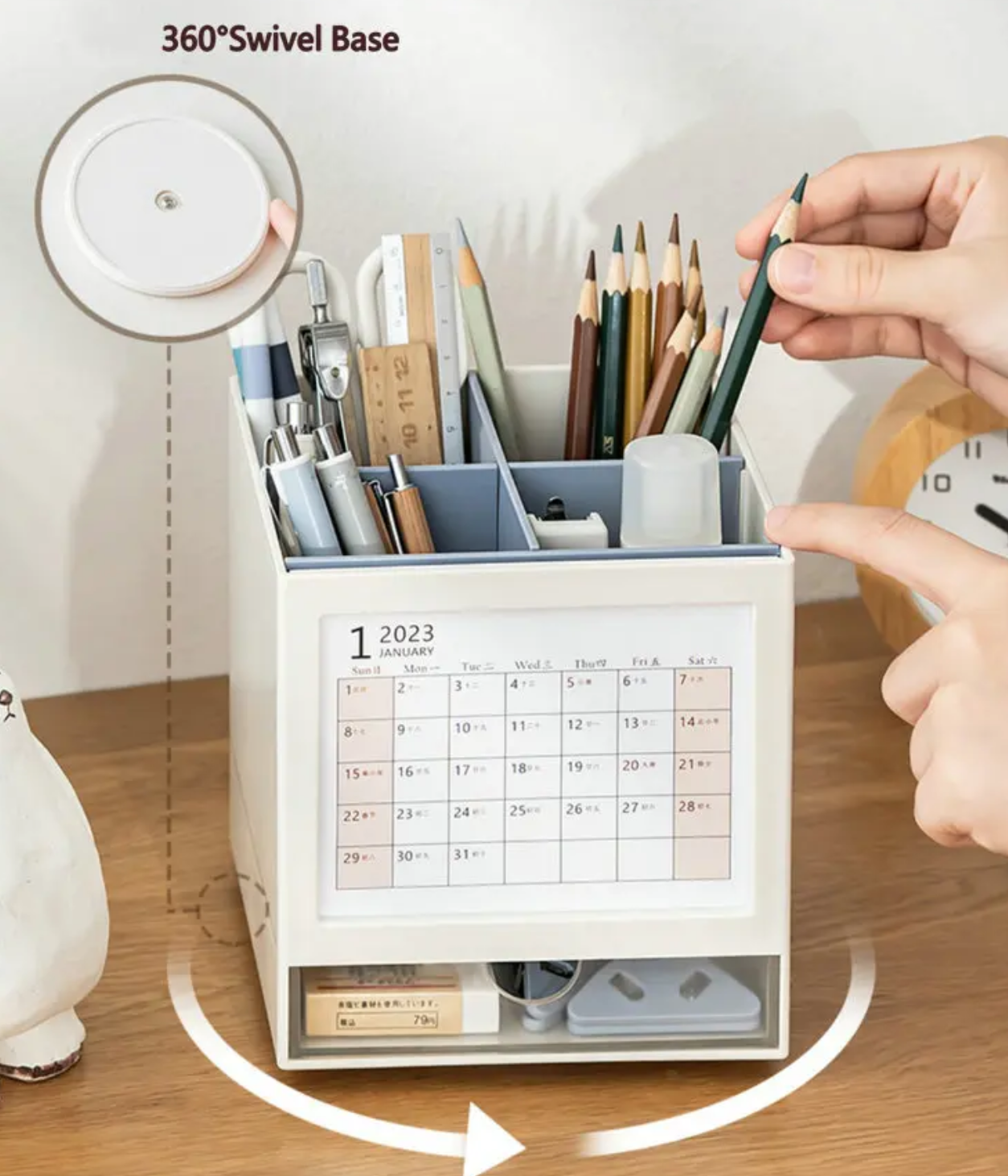Rotating Desk Organiser