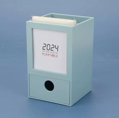 Multifunctional Desk Organiser, Calendar and Pen Holder