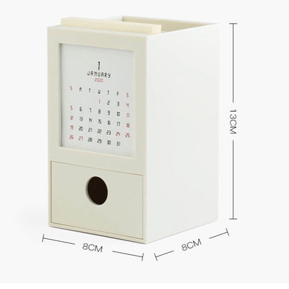 Multifunctional Desk Organiser, Calendar and Pen Holder