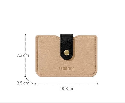 TAOMICMIC Card Wallet with 5 Compartments