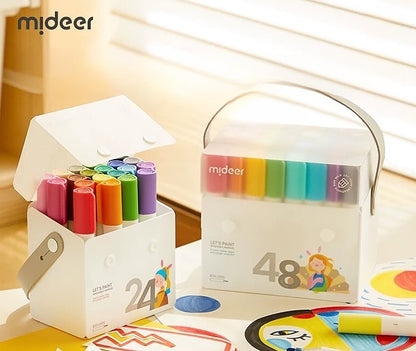 MiDEER 96.5% Washable Non-Toxic Watercolour Markers