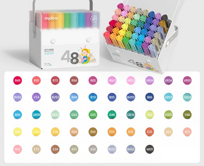MiDEER 96.5% Washable Non-Toxic Watercolour Markers