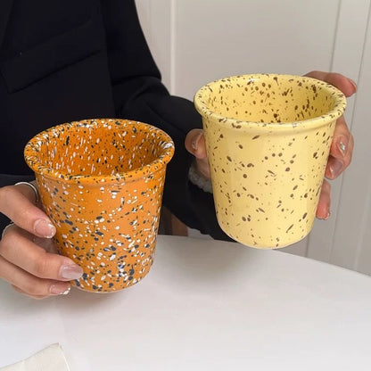 COFFEE CONNOISSEUR Speckled Ceramic Coffee Mugs
