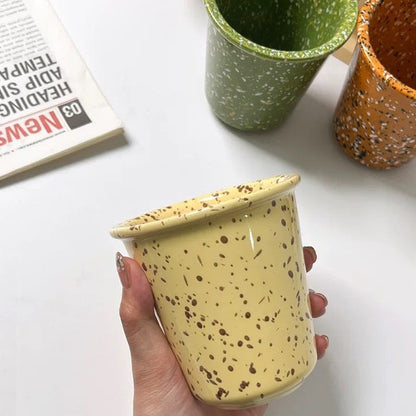 COFFEE CONNOISSEUR Speckled Ceramic Coffee Mugs