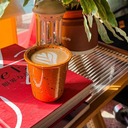COFFEE CONNOISSEUR Speckled Ceramic Coffee Mugs