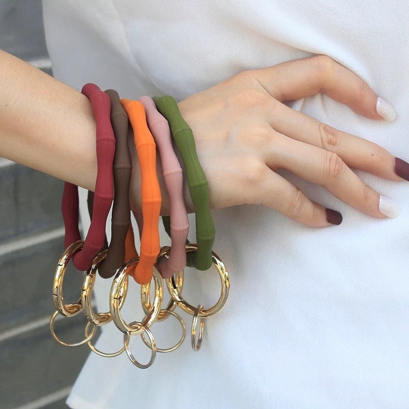 Silicone Bangle Phone / Key Holder