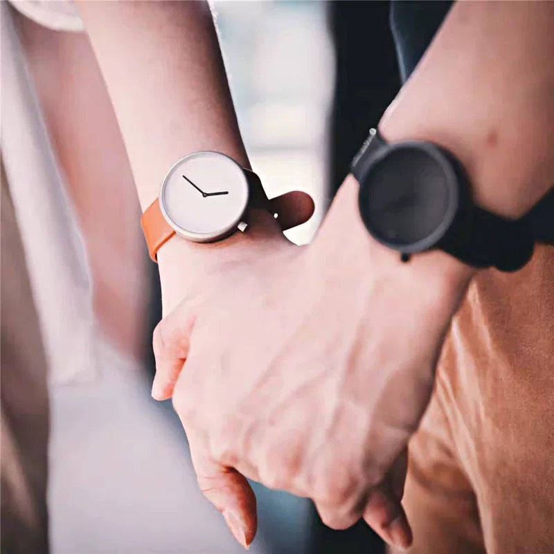 TOMI T-078 Unisex Casual Round Dial Quartz Wrist Watch