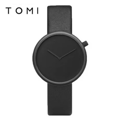 TOMI T-078 Unisex Casual Round Dial Quartz Wrist Watch