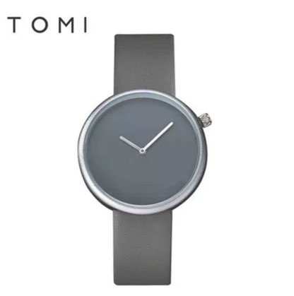 TOMI T-078 Unisex Casual Round Dial Quartz Wrist Watch