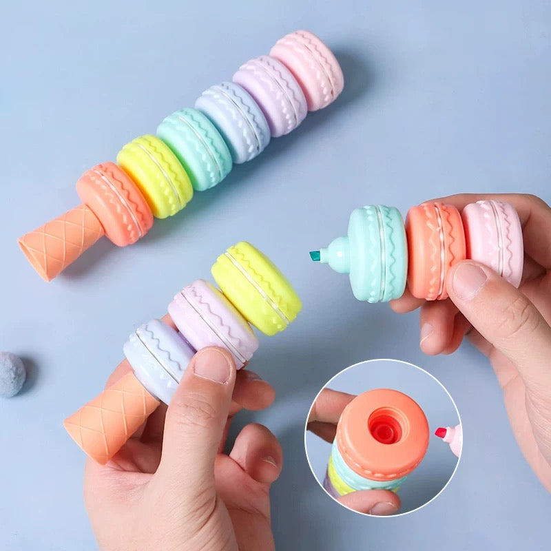 Cute Macaron shaped Highlighters