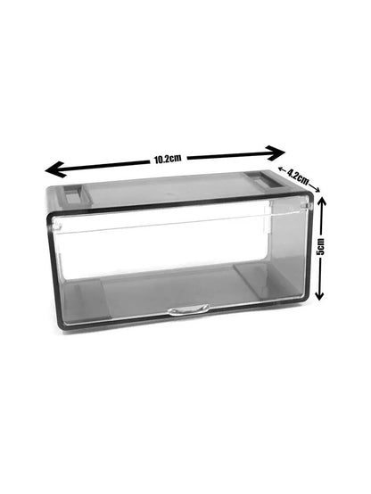 Stackable Set of 5 Vertical Collector Acrylic  Display Case with Individual Front Flap - 1:64 Scale
