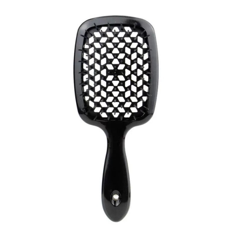 Italian Design Vented Detangle Hair Brush Super Brush Supports Hair Damage Reduction