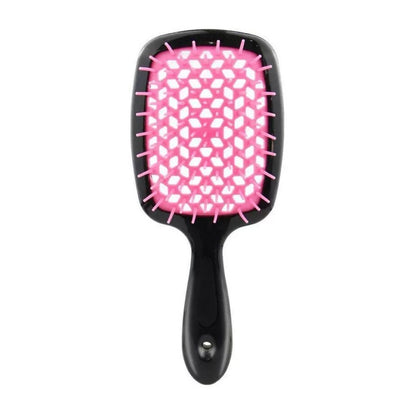Italian Design Vented Detangle Hair Brush Super Brush Supports Hair Damage Reduction