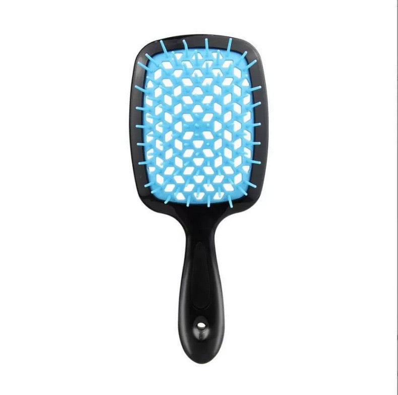 Italian Design Vented Detangle Hair Brush Super Brush Supports Hair Damage Reduction