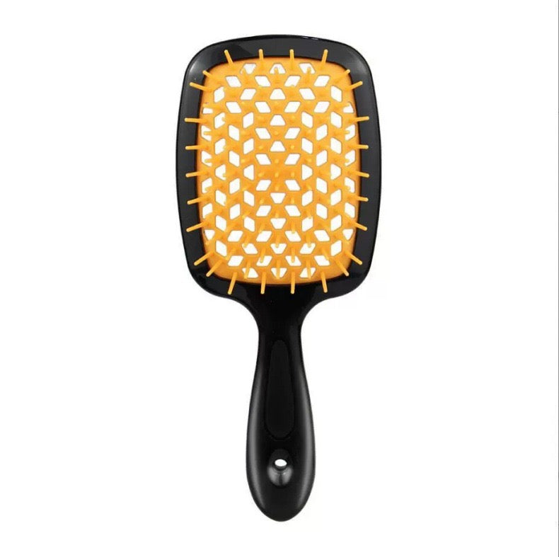 Italian Design Vented Detangle Hair Brush Super Brush Supports Hair Damage Reduction