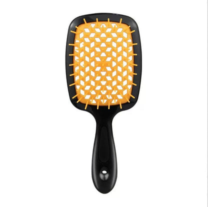 Italian Design Vented Detangle Hair Brush Super Brush Supports Hair Damage Reduction