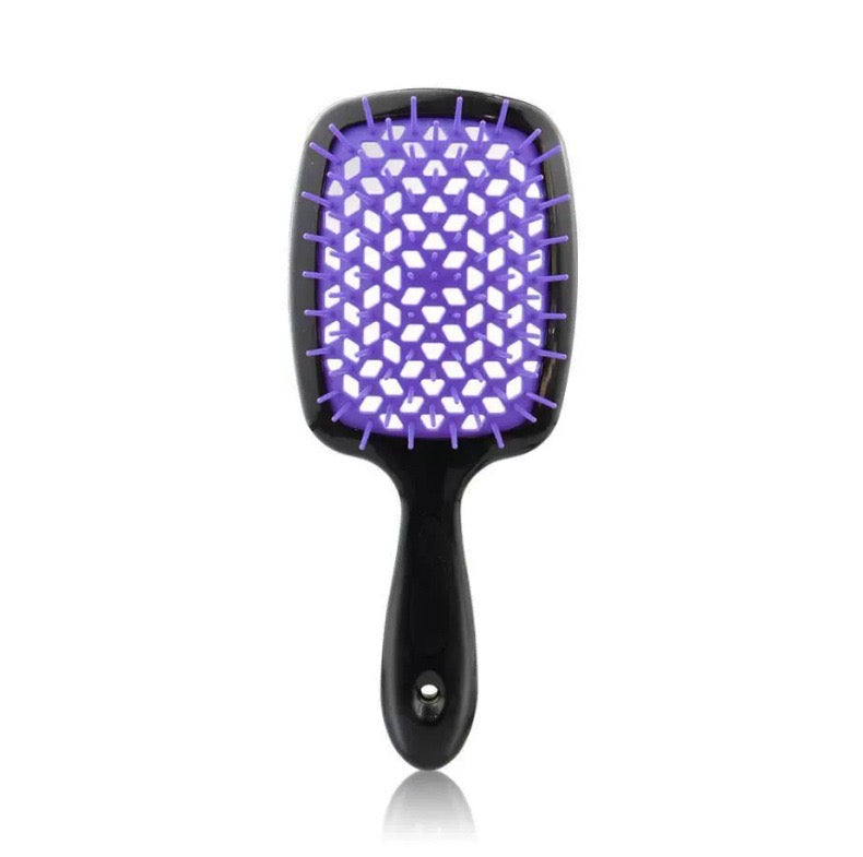 Italian Design Vented Detangle Hair Brush Super Brush Supports Hair Damage Reduction