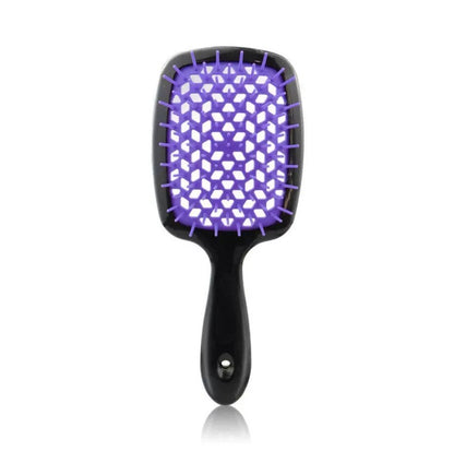 Italian Design Vented Detangle Hair Brush Super Brush Supports Hair Damage Reduction