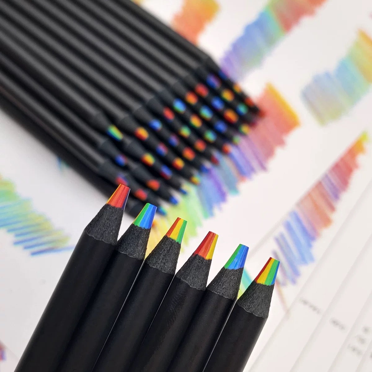 Rainbow Coloured Pencil (Set of 12)