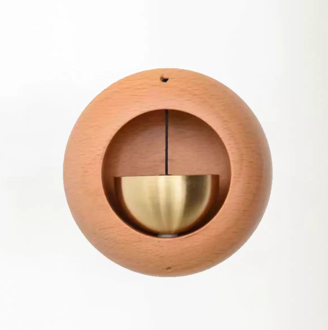 Japanese Round Wooden Doorbell