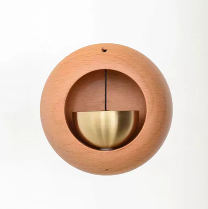 Japanese Round Wooden Doorbell