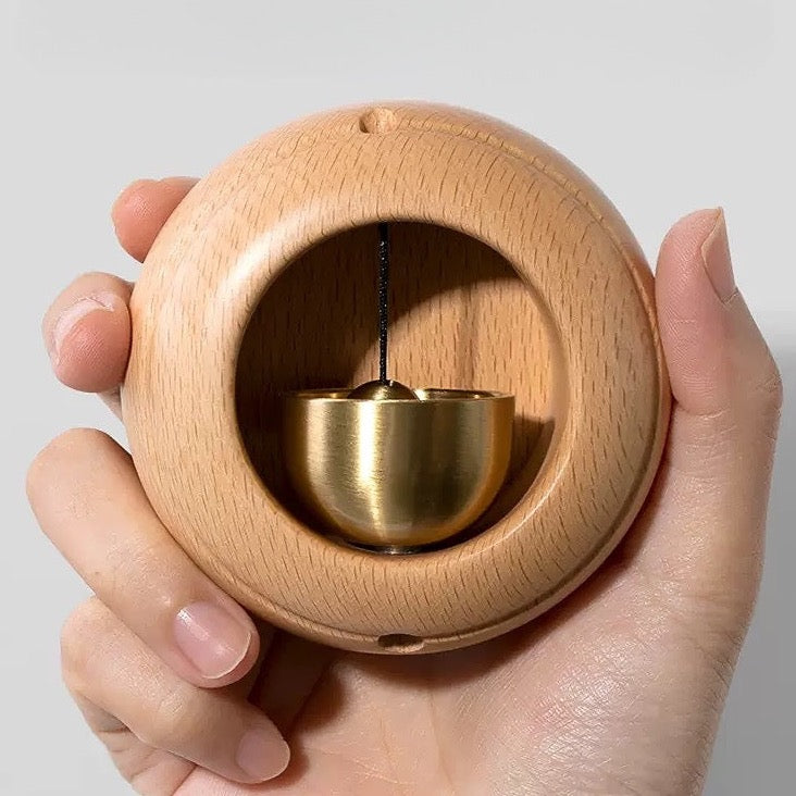 Japanese Round Wooden Doorbell