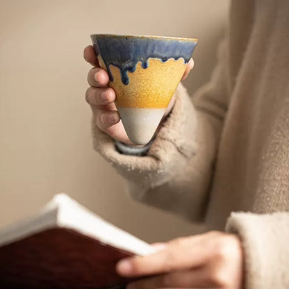 Conical Coffee Mugs with Stand