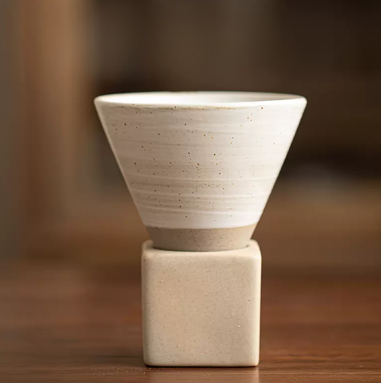 Conical Coffee Mugs with Stand