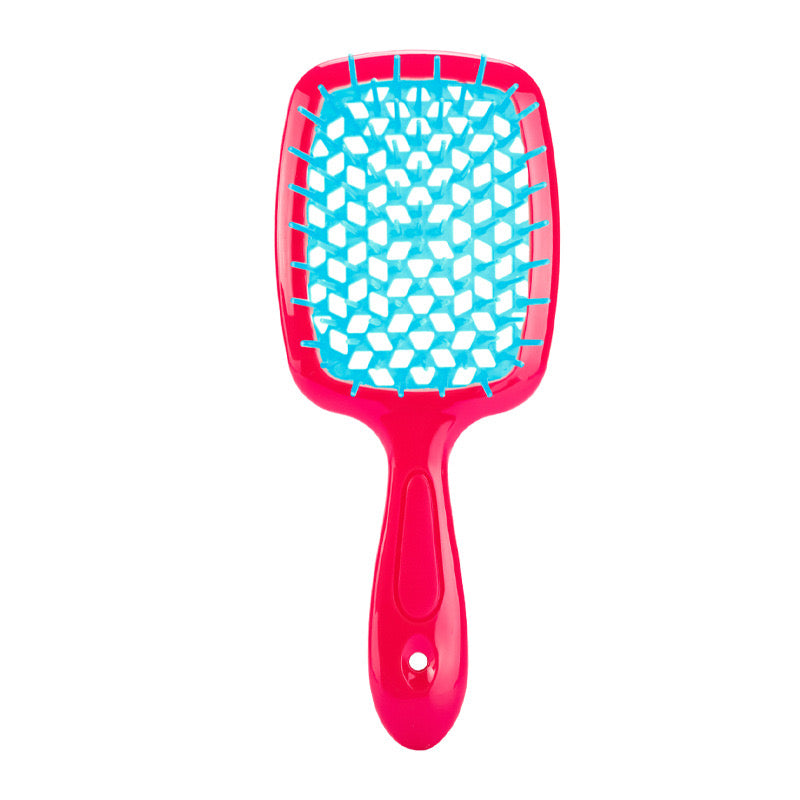 Italian Design Vented Detangle Hair Brush Super Brush Supports Hair Damage Reduction