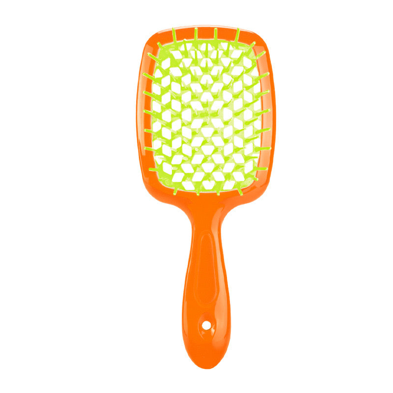 Italian Design Vented Detangle Hair Brush Super Brush Supports Hair Damage Reduction