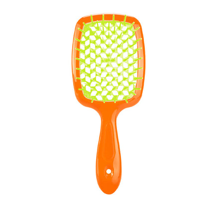 Italian Design Vented Detangle Hair Brush Super Brush Supports Hair Damage Reduction