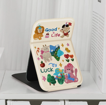 Foldable Desktop Makeup Mirror