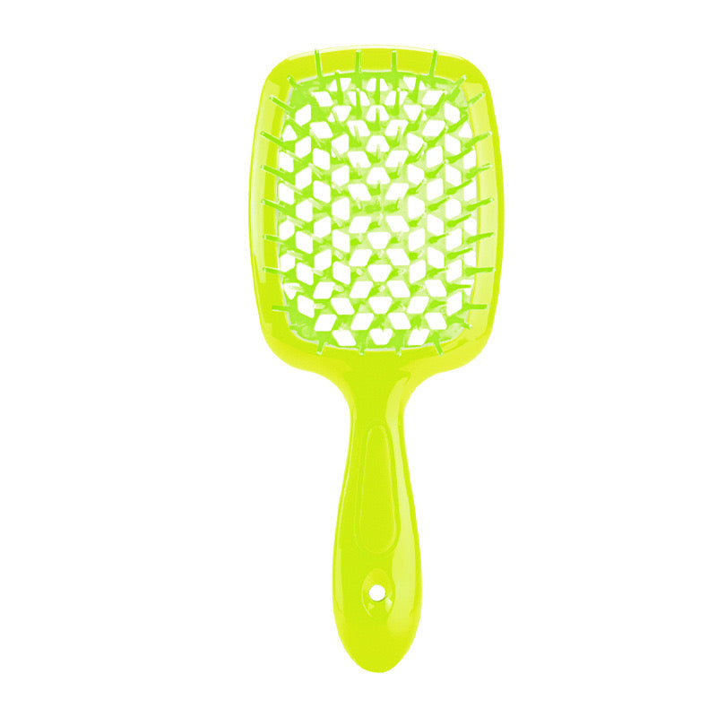 Italian Design Vented Detangle Hair Brush Super Brush Supports Hair Damage Reduction