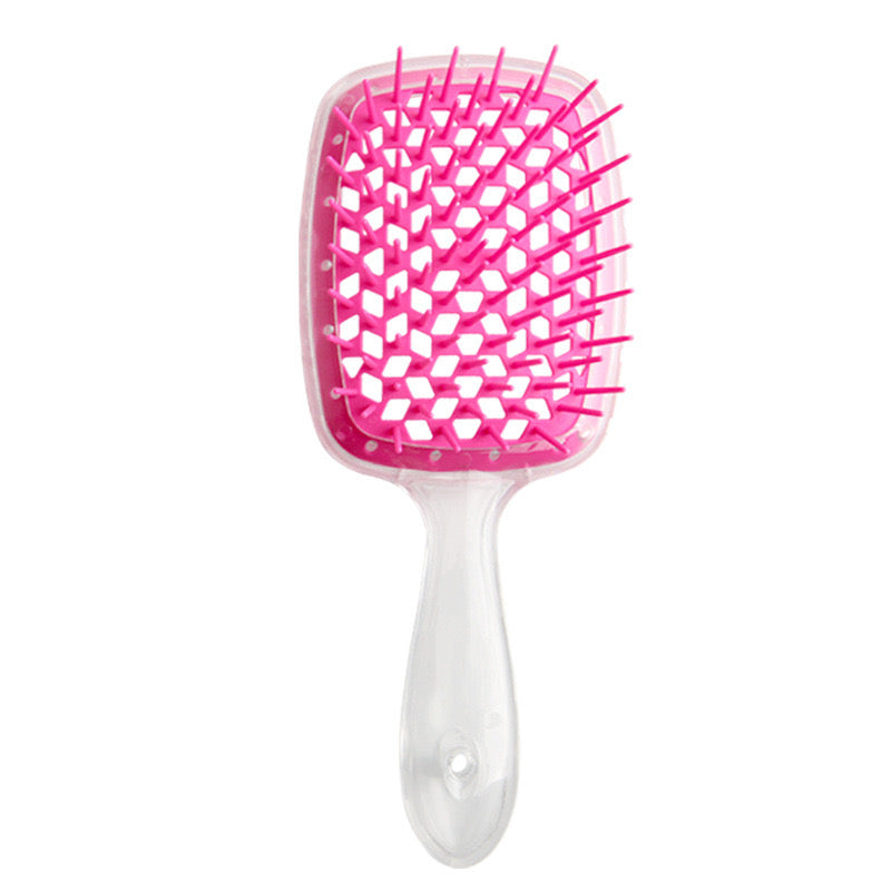 Italian Design Vented Detangle Hair Brush Super Brush Supports Hair Damage Reduction