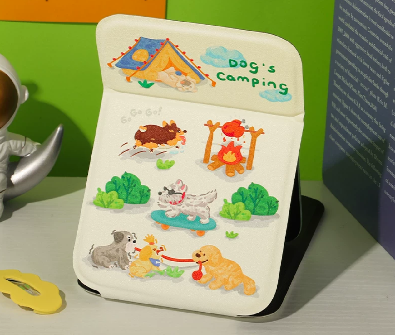 Foldable Desktop Makeup Mirror