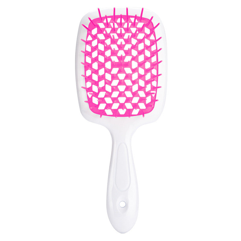 Italian Design Vented Detangle Hair Brush Super Brush Supports Hair Damage Reduction