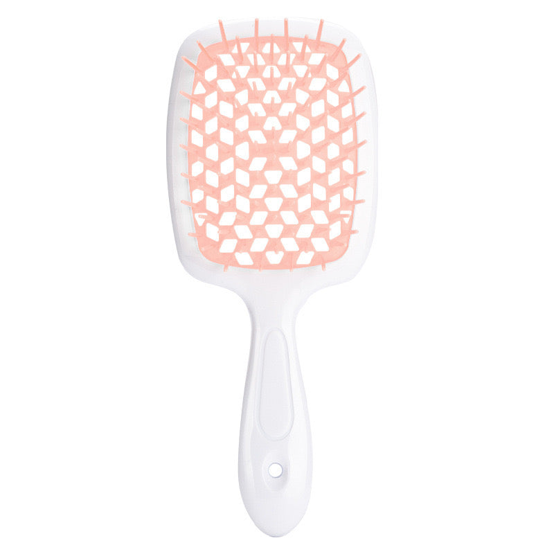 Italian Design Vented Detangle Hair Brush Super Brush Supports Hair Damage Reduction
