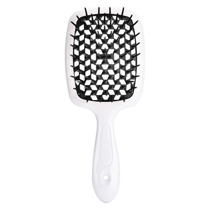 Italian Design Vented Detangle Hair Brush Super Brush Supports Hair Damage Reduction