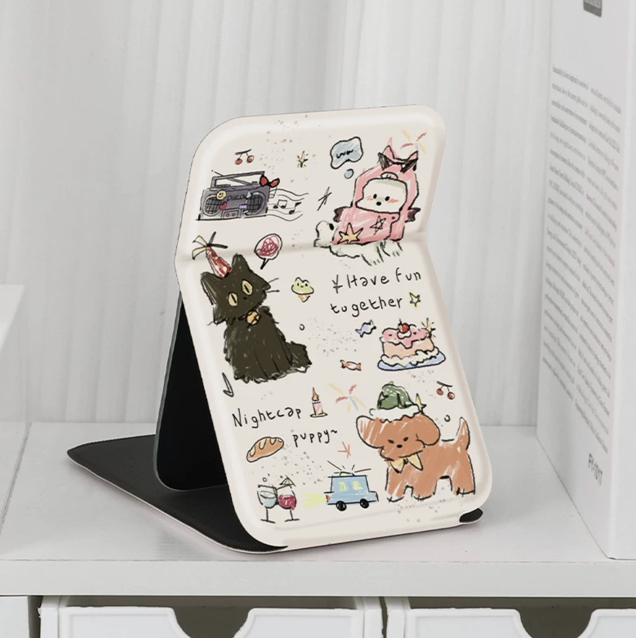 Foldable Desktop Makeup Mirror