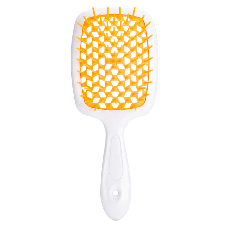Italian Design Vented Detangle Hair Brush Super Brush Supports Hair Damage Reduction