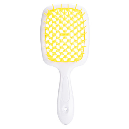 Italian Design Vented Detangle Hair Brush Super Brush Supports Hair Damage Reduction