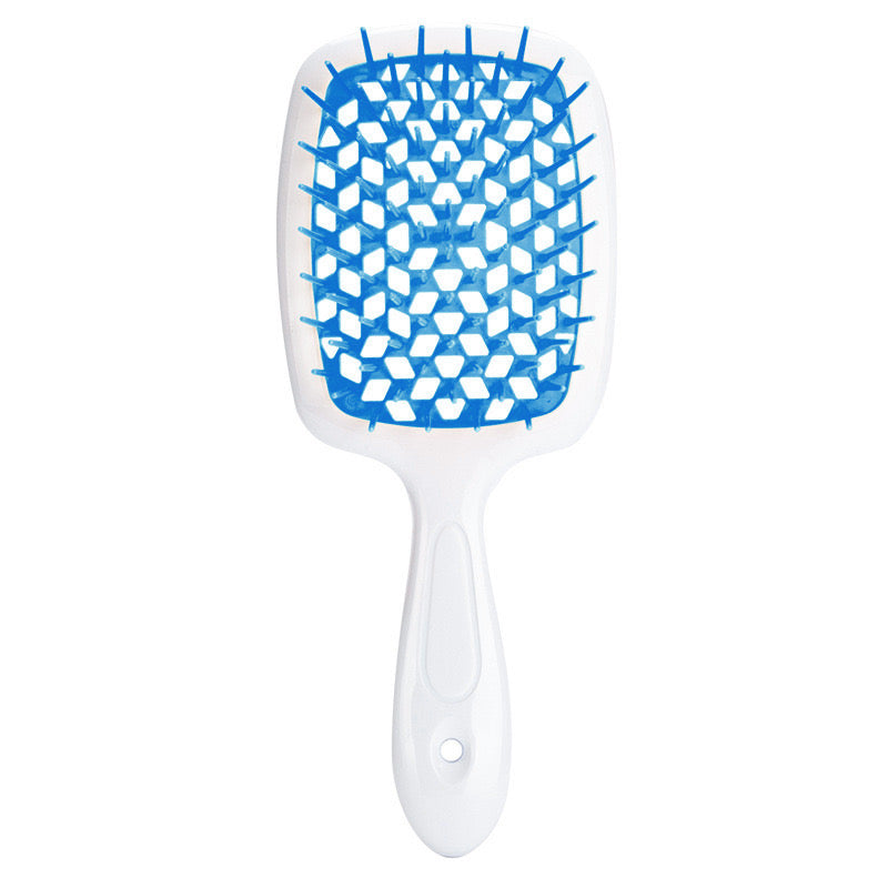 Italian Design Vented Detangle Hair Brush Super Brush Supports Hair Damage Reduction