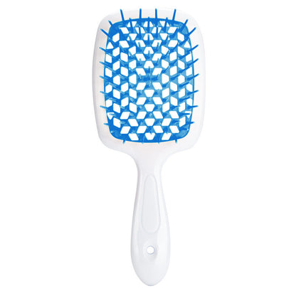 Italian Design Vented Detangle Hair Brush Super Brush Supports Hair Damage Reduction