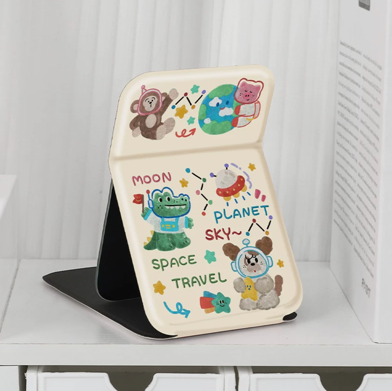 Foldable Desktop Makeup Mirror