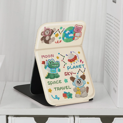 Foldable Desktop Makeup Mirror