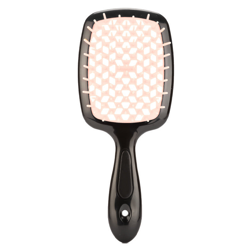 Italian Design Vented Detangle Hair Brush Super Brush Supports Hair Damage Reduction