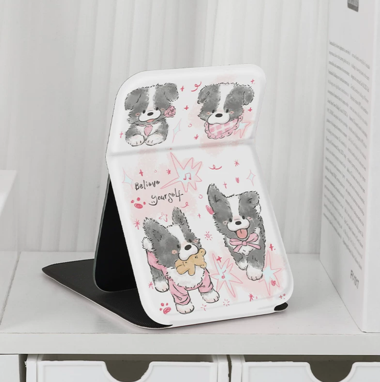 Foldable Desktop Makeup Mirror