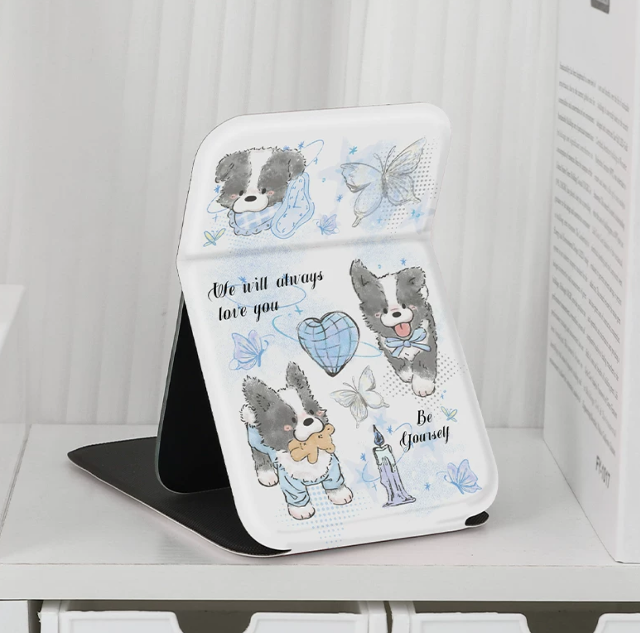 Foldable Desktop Makeup Mirror